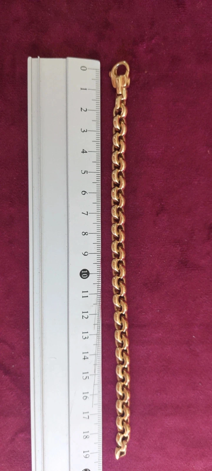 Bracelet vintage maille Jaseron – Signé Sté PYC – photo 3